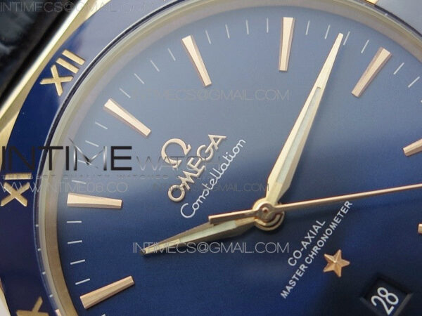 Constellation 131.33.41.21.03.001 RG TW Best Edition Blue Dial On Blue Gummy Strap A8500 – Bild 8