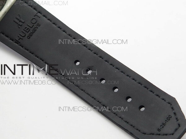 Classic Fusion 42mm SS Paved Diamonds Case/Bezel B50F Blue Dial On Blue Gummy Strap A2892 – Bild 17
