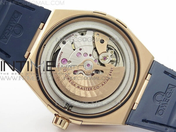 Constellation 131.33.41.21.03.001 RG TW Best Edition Blue Dial On Blue Gummy Strap A8500 – Bild 21