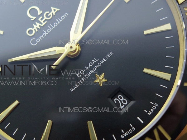 Constellation 131.33.41.21.03.001 YG TW Best Edition Black Dial On Black Gummy Strap A8500 – Bild 5