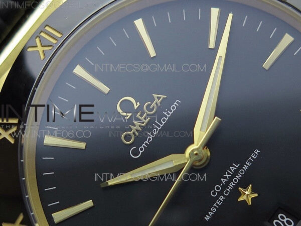 Constellation 131.33.41.21.03.001 YG TW Best Edition Black Dial On Black Gummy Strap A8500 – Bild 8