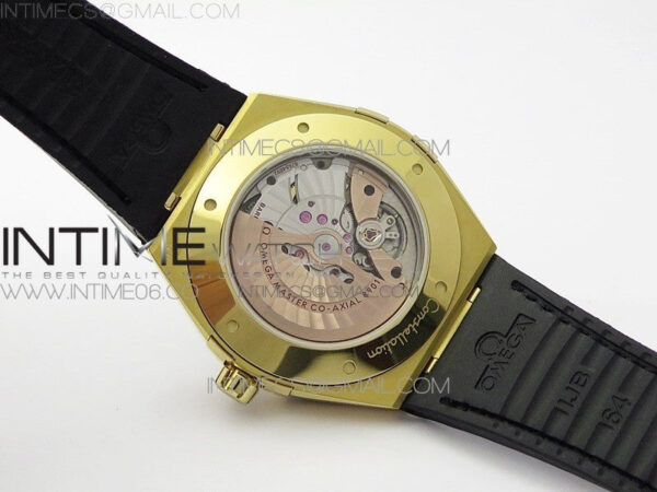 Constellation 131.33.41.21.03.001 YG TW Best Edition Black Dial On Black Gummy Strap A8500 – Bild 19