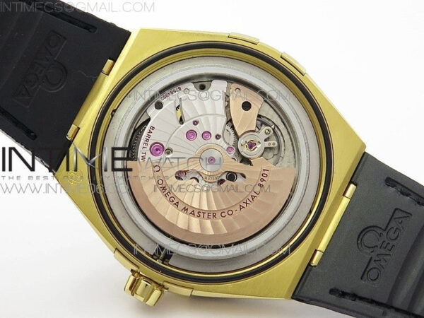 Constellation 131.33.41.21.03.001 YG TW Best Edition Black Dial On Black Gummy Strap A8500 – Bild 21