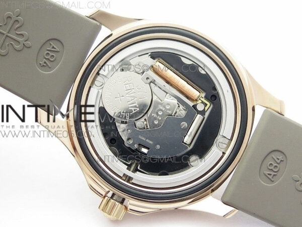 Aquanaut 5067A RG PPF 1:1 Best Edition White Textured Dial on White Rubber Strap AE23 (Free a box) – Bild 23