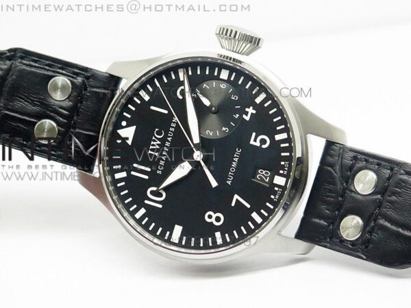 Big Pilot IW500901 ZF 1:1 Best Edition Black Dial on Black Leather Strap A51111 – Bild 2