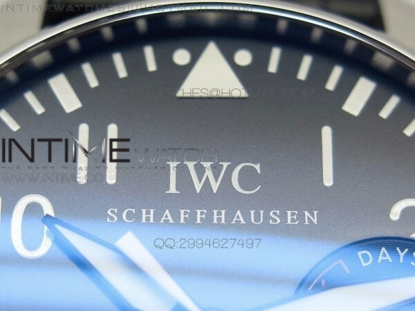 Big Pilot IW500901 ZF 1:1 Best Edition Black Dial on Black Leather Strap A51111 – Bild 6