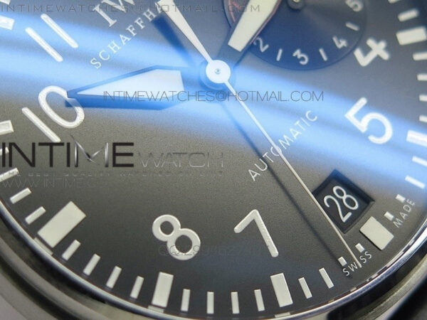 Big Pilot IW500901 ZF 1:1 Best Edition Black Dial on Black Leather Strap A51111 – Bild 7