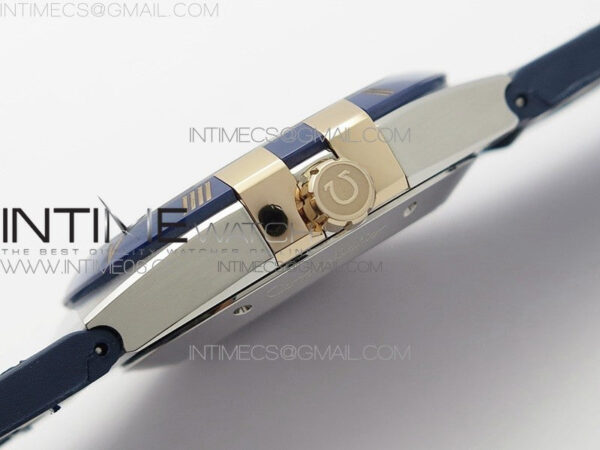Constellation 131.33.41.21.03.001 SS/RG TW Best Edition Blue Dial On Blue Gummy Strap A8500 – Bild 9