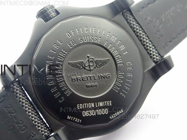 Avenger II Seawolf PVD Black Dial on Gray Nylon Strap A2836 – Bild 11
