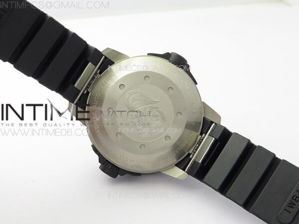 Aquatimer IW358002 SS V6S 1:1 Best Edition Black Dial White Sticks Markers on Black Rubber Strap A2824 – Bild 17