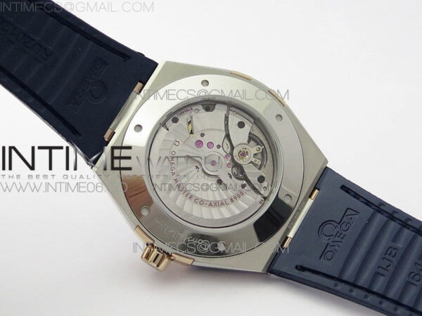 Constellation 131.33.41.21.03.001 SS/RG TW Best Edition Blue Dial On Blue Gummy Strap A8500 – Bild 19