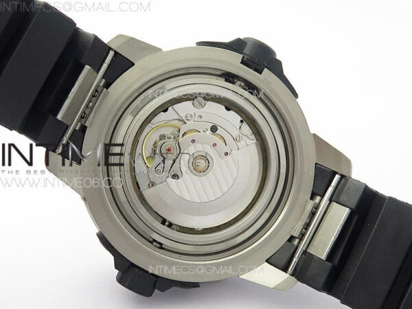 Aquatimer IW358002 SS V6S 1:1 Best Edition Black Dial White Sticks Markers on Black Rubber Strap A2824 – Bild 21
