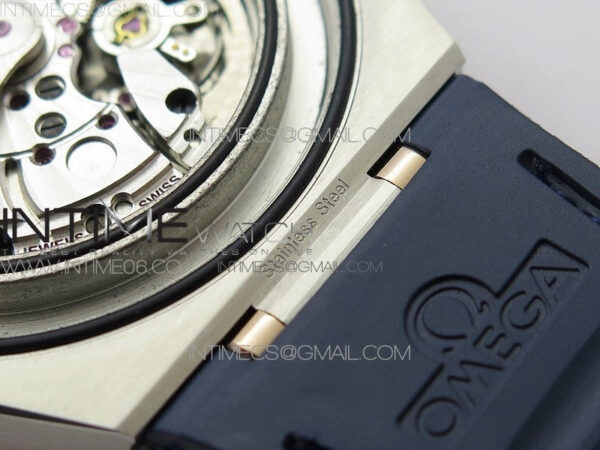Constellation 131.33.41.21.03.001 SS/RG TW Best Edition Blue Dial On Blue Gummy Strap A8500 – Bild 23