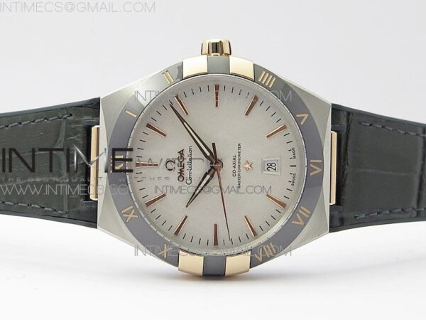 Constellation 131.33.41.21.03.001 SS/RG TW Best Edition White Dial On Black Gummy Strap A8500 – Bild 2