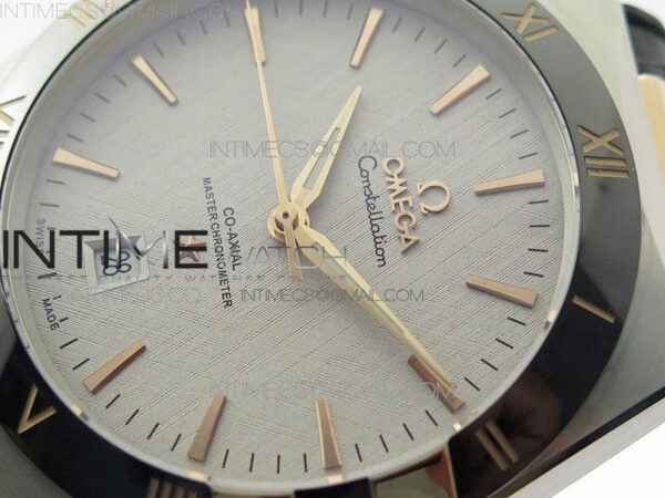 Constellation 131.33.41.21.03.001 SS/RG TW Best Edition White Dial On Black Gummy Strap A8500 – Bild 3
