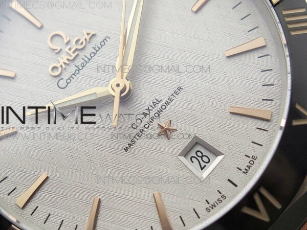 Constellation 131.33.41.21.03.001 SS/RG TW Best Edition White Dial On Black Gummy Strap A8500 – Bild 4