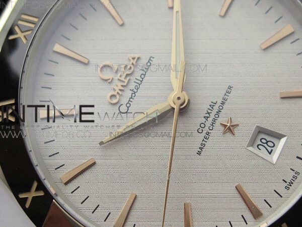 Constellation 131.33.41.21.03.001 SS/RG TW Best Edition White Dial On Black Gummy Strap A8500 – Bild 6