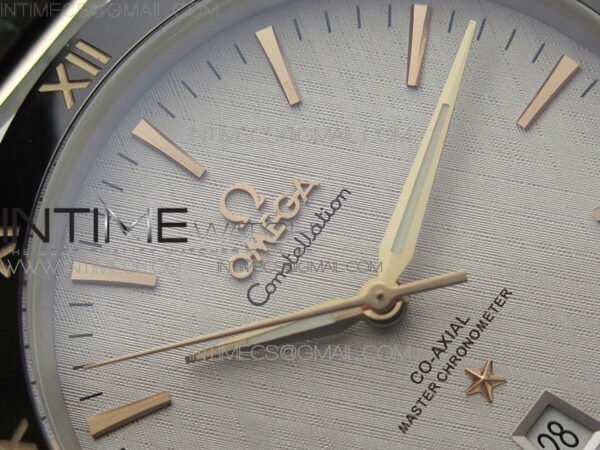 Constellation 131.33.41.21.03.001 SS/RG TW Best Edition White Dial On Black Gummy Strap A8500 – Bild 7