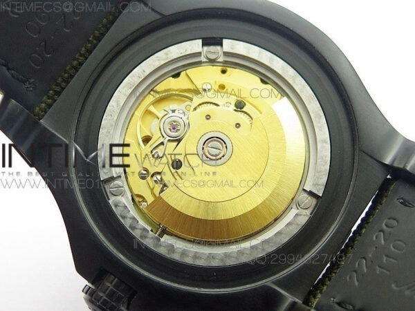 Avenger II Seawolf PVD Black CF Dial on Green Nylon Strap A2836 – Bild 12