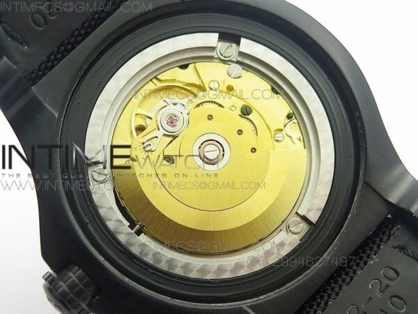 Avenger II Seawolf PVD Black Dial Yellow Markers on Black Nylon Strap A2836 – Bild 11