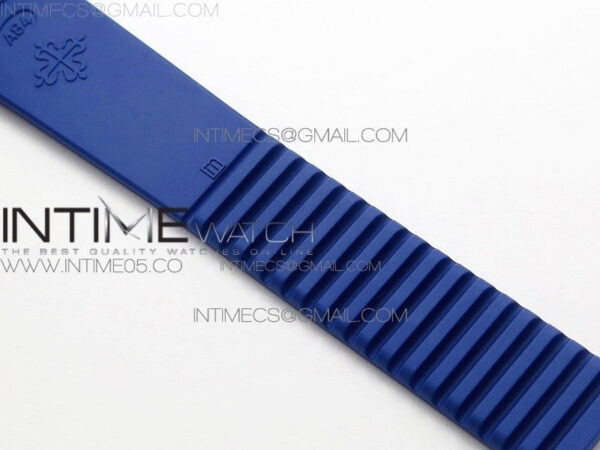 Aquanaut 5067A SS PPF 1:1 Best Edition Blue Textured Dial on Blue Rubber Strap AE23 (Free a box) – Bild 13
