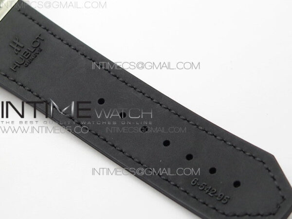 Classic Fusion 42mm SS WWF 1:1 Best Edition Black Dial On Black Gummy Strap Asian HB1112 – Bild 16