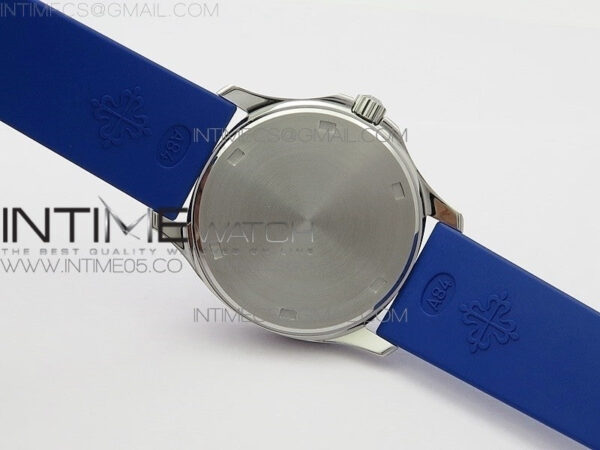 Aquanaut 5067A SS PPF 1:1 Best Edition Blue Textured Dial on Blue Rubber Strap AE23 (Free a box) – Bild 19