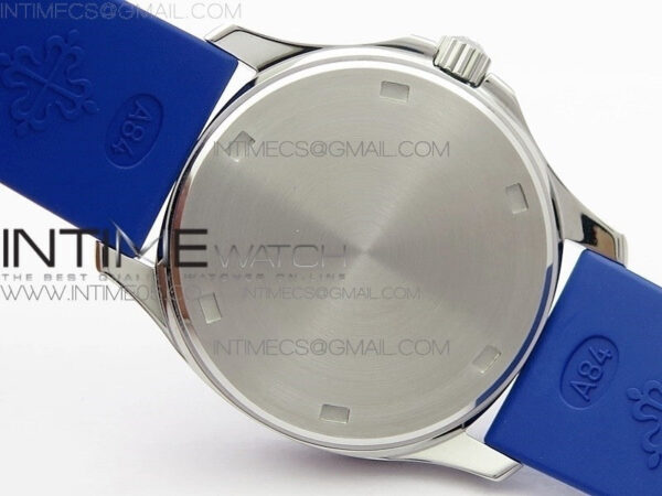 Aquanaut 5067A SS PPF 1:1 Best Edition Blue Textured Dial on Blue Rubber Strap AE23 (Free a box) – Bild 20