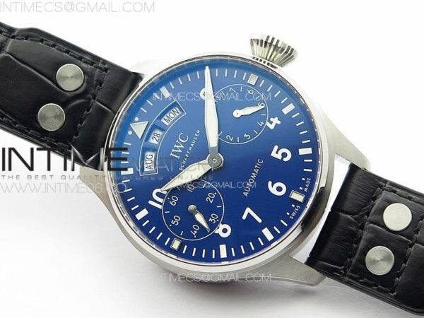 Big Pilot Annual Calendar SS IW5027 AZF 1:1 Best Edition Blue Dial on Black Leather Strap A52850 – Bild 2