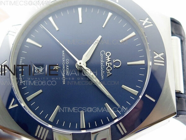 Constellation 131.33.41.21.03.001 SS TW Best Edition Blue Dial On Blaue Gummy Strap A8500 – Bild 4