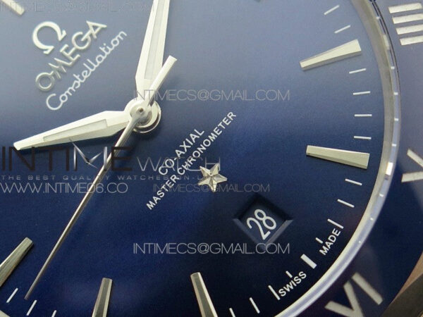 Constellation 131.33.41.21.03.001 SS TW Best Edition Blue Dial On Blaue Gummy Strap A8500 – Bild 5