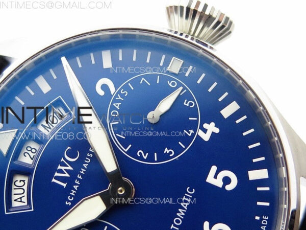 Big Pilot Annual Calendar SS IW5027 AZF 1:1 Best Edition Blue Dial on Black Leather Strap A52850 – Bild 5