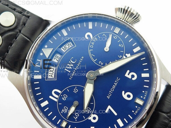 Big Pilot Annual Calendar SS IW5027 AZF 1:1 Best Edition Blue Dial on Black Leather Strap A52850 – Bild 9