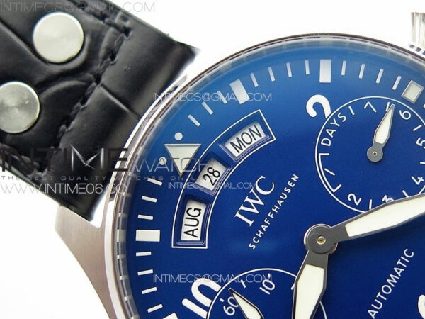 Big Pilot Annual Calendar SS IW5027 AZF 1:1 Best Edition Blue Dial on Black Leather Strap A52850 – Bild 10