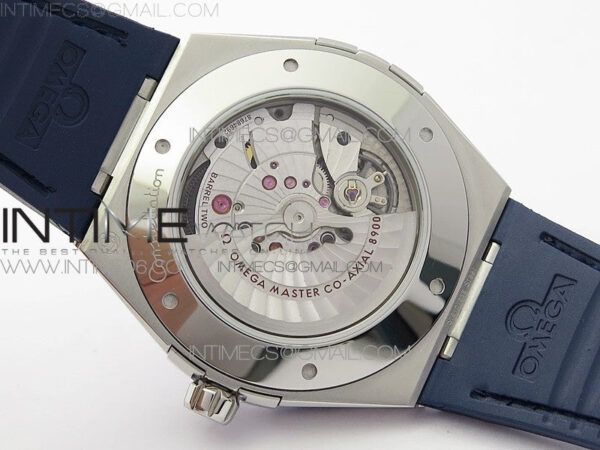 Constellation 131.33.41.21.03.001 SS TW Best Edition Blue Dial On Blaue Gummy Strap A8500 – Bild 21