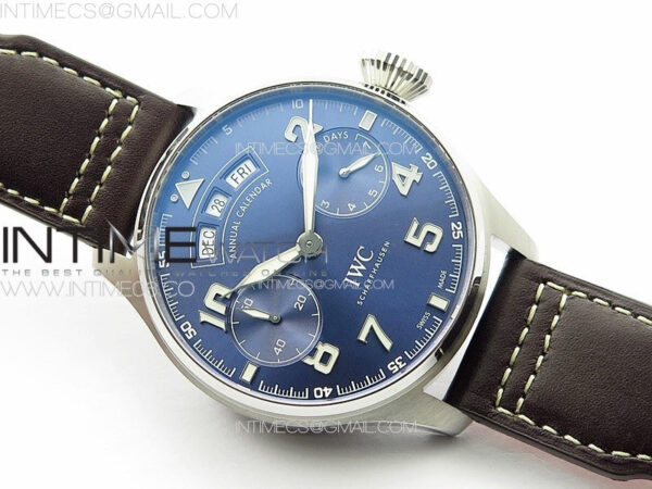 Big Pilot Annual Calendar SS IW5027 "Le Petit Prince" AZF 1:1 Best Edition Blue Dial on Black Leather Strap A52850 – Bild 2