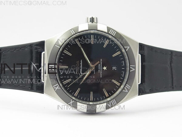Constellation 131.33.41.21.03.001 SS TW Best Edition Black Dial On Black Gummy Strap A8500 – Bild 3