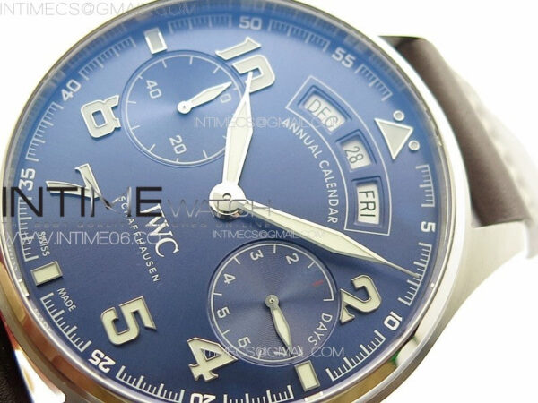 Big Pilot Annual Calendar SS IW5027 "Le Petit Prince" AZF 1:1 Best Edition Blue Dial on Black Leather Strap A52850 – Bild 4