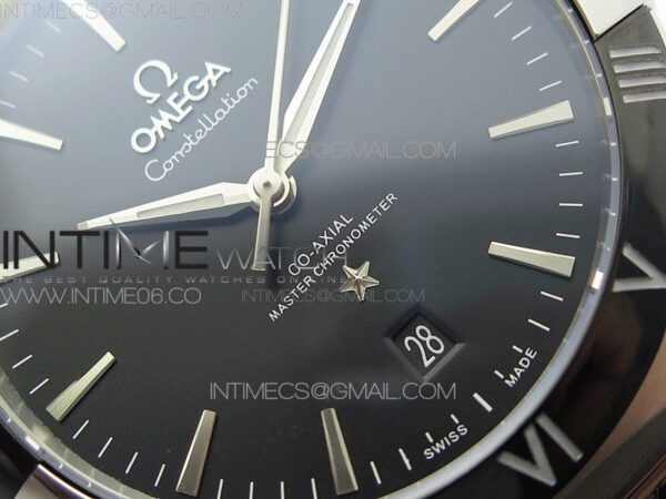 Constellation 131.33.41.21.03.001 SS TW Best Edition Black Dial On Black Gummy Strap A8500 – Bild 5