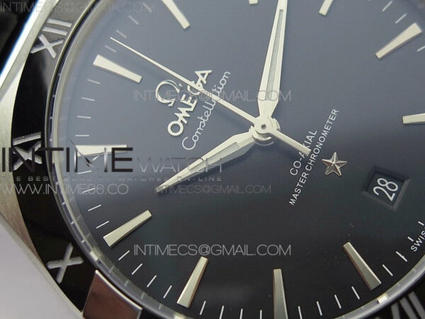 Constellation 131.33.41.21.03.001 SS TW Best Edition Black Dial On Black Gummy Strap A8500 – Bild 6