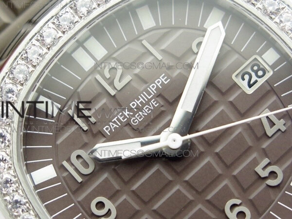 Aquanaut 5067A SS PPF 1:1 Best Edition Light Brown Textured Dial on Brown Rubber Strap AE23 (Free a box) – Bild 7