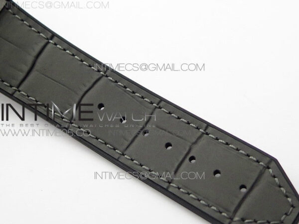 Classic Fusion 42mm SS WWF 1:1 Best Edition Gray Dial On Gray Gummy Strap Asian HB1112 – Bild 15