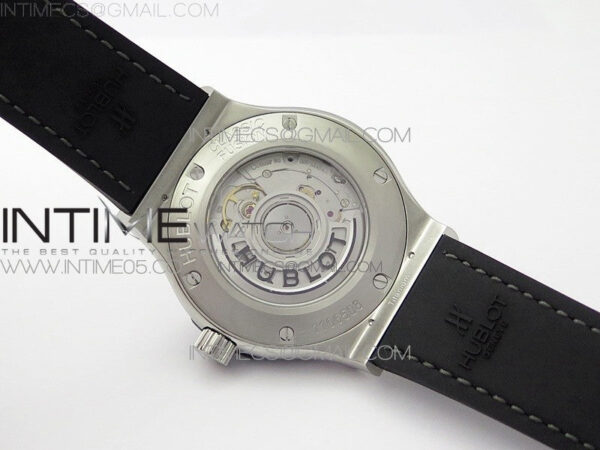 Classic Fusion 42mm SS WWF 1:1 Best Edition Gray Dial On Gray Gummy Strap Asian HB1112 – Bild 17