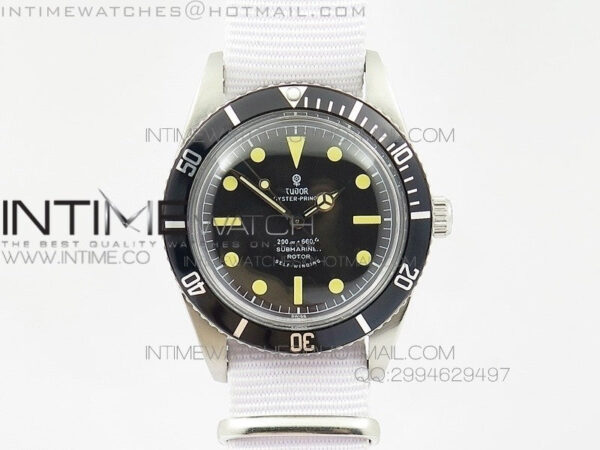 Vintage Oyster Submariner No Date 200m  660ft SS On Nylon Strap