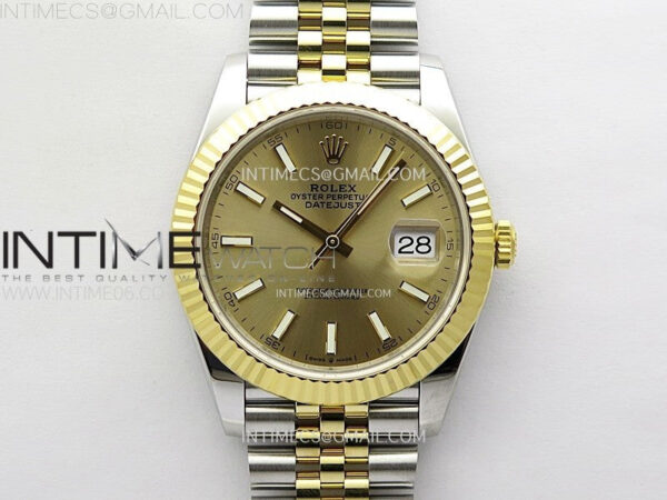 DateJust 41 126333 904L SS/YG VSF 1:1 Best Edition Gold Dial on Jubilee Bracelet VS3235 – Bild 2