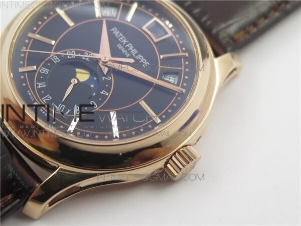 Annual Calendar Complications 5205R GRF RG Black dial on Brown leather strap – Bild 3