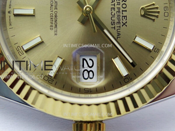 DateJust 41 126333 904L SS/YG VSF 1:1 Best Edition Gold Dial on Jubilee Bracelet VS3235 – Bild 6