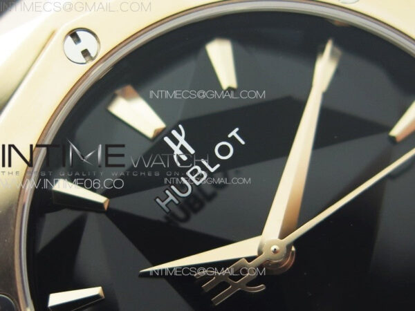Classic Fusion Orlinski RG B50F 1:1 Best Edition Black Faceted Dial on Black Rubber Strap A2892 – Bild 7