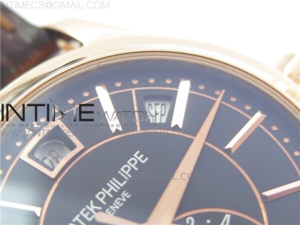 Annual Calendar Complications 5205R GRF RG Black dial on Brown leather strap – Bild 8