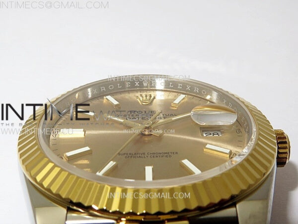 DateJust 41 126333 904L SS/YG VSF 1:1 Best Edition Gold Dial on Jubilee Bracelet VS3235 – Bild 10